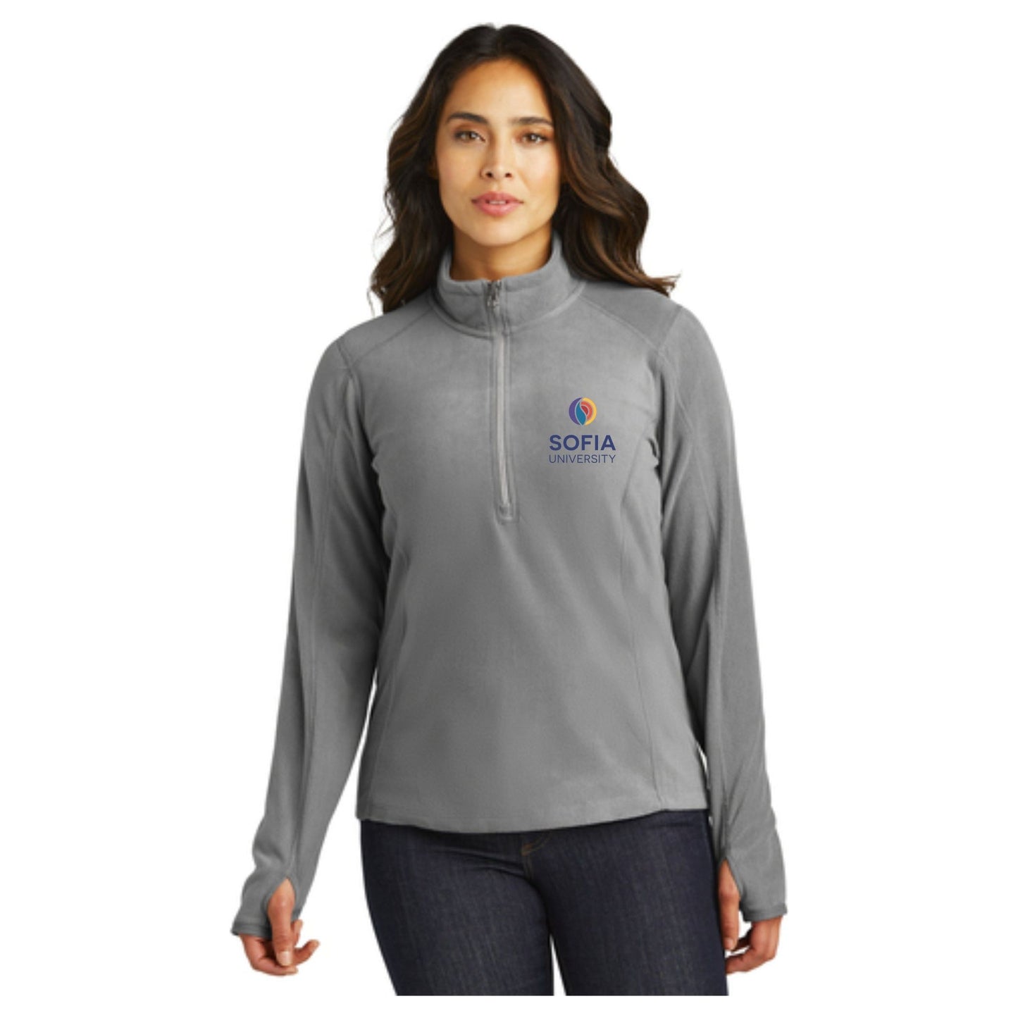 Port Authority® Ladies Microfleece 1/2-Zip Pullover