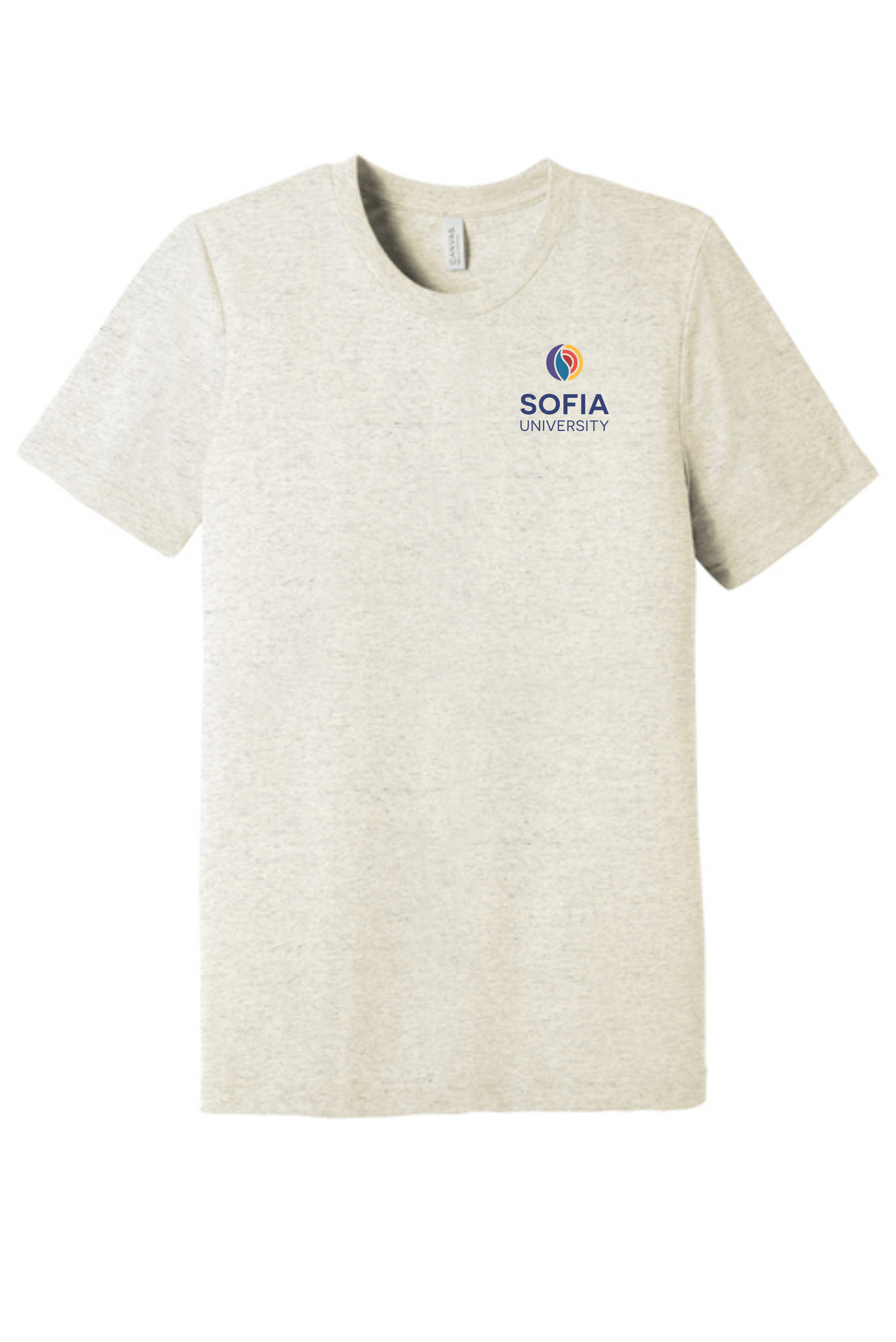 BELLA+CANVAS® Unisex Triblend Short Sleeve Tee Left Chest Print