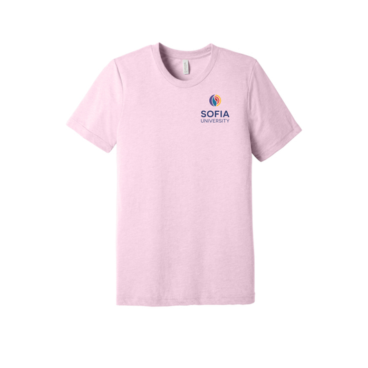 BELLA+CANVAS® Unisex Triblend Short Sleeve Tee Left Chest Print
